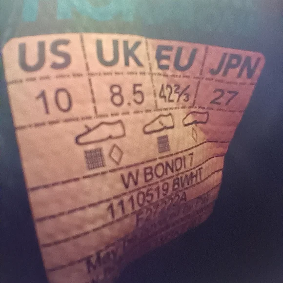 Hoka One One Women's Bondi 7 Running Shoes, Size 10 - Picture 7 of 11